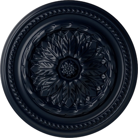 Ekena Millwork Chester Ceiling Medallion (Fits Canopies up to 2 1/4"), 15 3/4"OD x 1 7/8"P, Midnight Dream CM15CHMDF